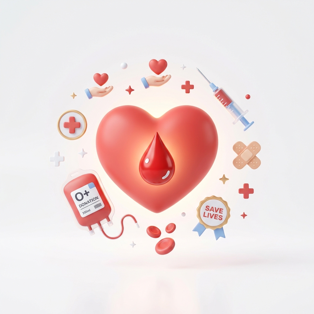 Blood Donation Illustration